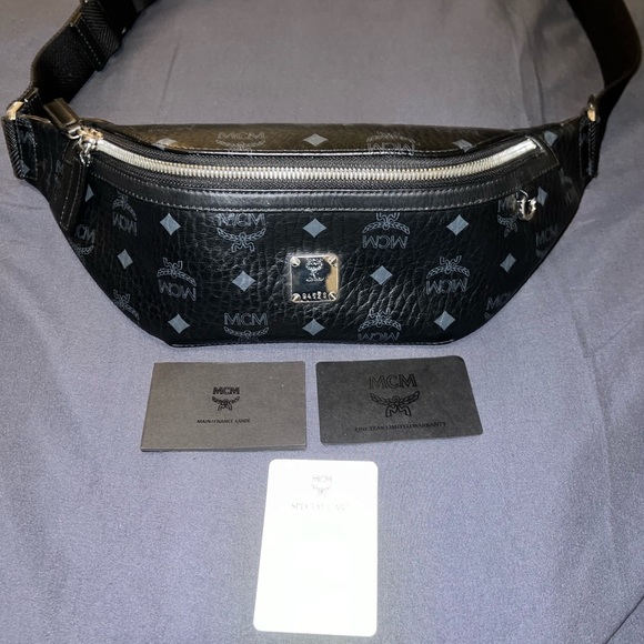 MCM FURSTEN BELT BAG IN VISETOS - Picture 1 of 6